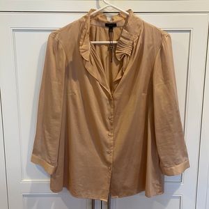 Talbots blouse. Never worn. Size 12 100% cotton